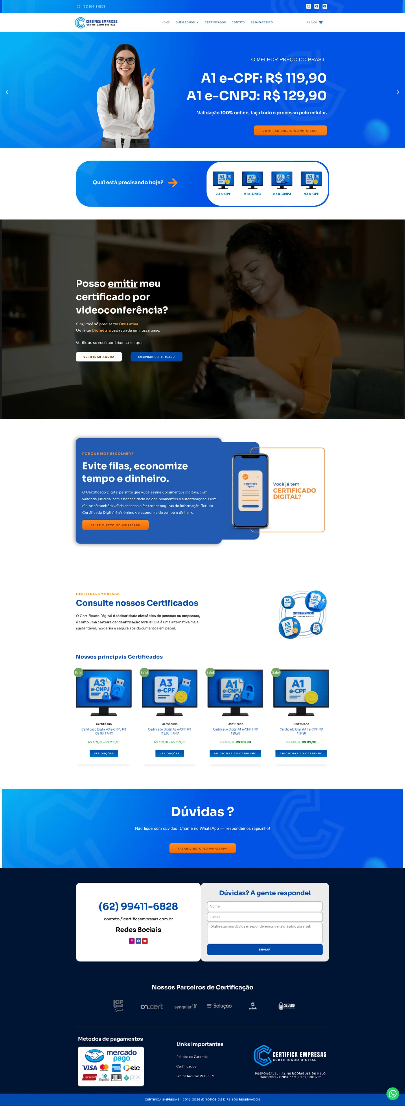 Certifica Empresas — Corporativo (desktop)